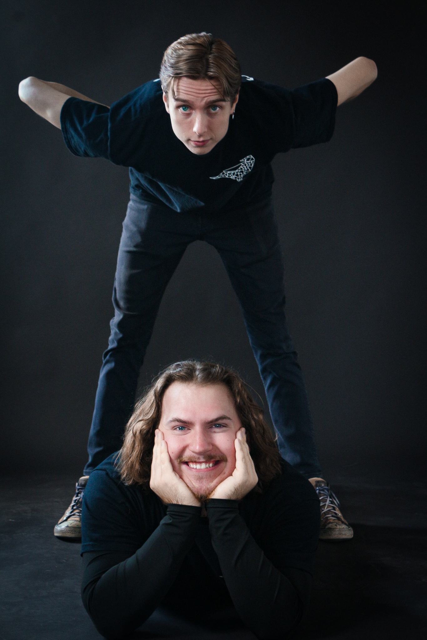 Dylan and Rylee studio portrait